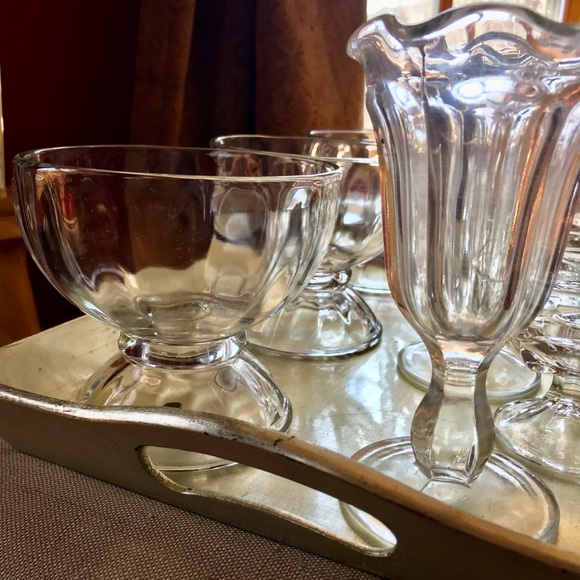 10 piece assorted glass parfait bowls - Picture 2 of 9